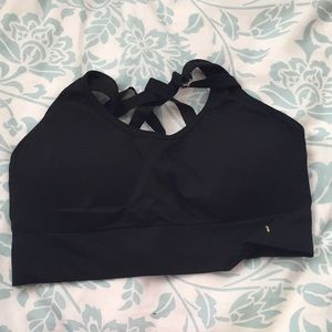Black puma sports bra